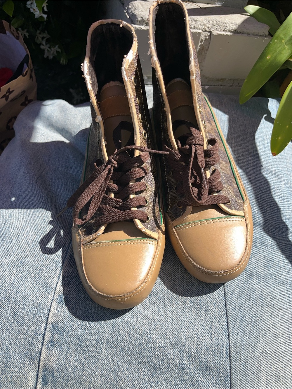 High top sneakers